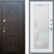 Входная металлическая Дверь Рекс (REX) 10 Зеркало Пастораль Силк Сноу в Красноармейске