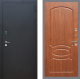 Входная металлическая Дверь Рекс (REX) 1A Черный Муар FL-128 Морёная берёза в Красноармейске