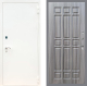 Входная металлическая Дверь Рекс (REX) 1А Белая шагрень FL-33 Сандал грей в Красноармейске