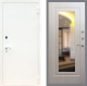 Входная металлическая Дверь Рекс (REX) 1А Белая шагрень FLZ-120 Беленый дуб в Красноармейске