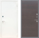 Входная металлическая Дверь Рекс (REX) 1А Белая шагрень GL венге поперечный в Красноармейске