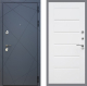 Входная металлическая Дверь Рекс (REX) 13 Силк Титан Сити Белый ясень в Красноармейске