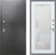 Входная металлическая Дверь Рекс (REX) Сити Зеркало Пастораль Белый ясень в Красноармейске