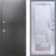 Входная металлическая Дверь Рекс (REX) Сити Зеркало Пастораль Сандал белый в Красноармейске