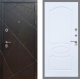 Входная металлическая Дверь Рекс (REX) 13 Венге FL-128 Силк Сноу в Красноармейске