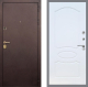 Входная металлическая Дверь Рекс (REX) Лайт 3К FL-128 Белый ясень в Красноармейске