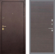 Входная металлическая Дверь Рекс (REX) Лайт 3К GL венге поперечный в Красноармейске