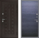 Входная металлическая Дверь Рекс (REX) Сенатор 3К GL Дуб тангенальный черный в Красноармейске