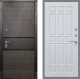 Входная металлическая Дверь Рекс (REX) 15 Черный Кварц FL-33 Белый ясень в Красноармейске