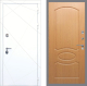 Входная металлическая Дверь Рекс (REX) 13 Силк Сноу FL-128 Дуб в Красноармейске