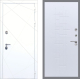 Входная металлическая Дверь Рекс (REX) 13 Силк Сноу FL-289 Белый ясень в Красноармейске