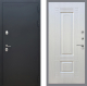 Входная металлическая Дверь Рекс (REX) 5 Черный Муар FL-2 Лиственница беж в Красноармейске