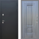 Входная металлическая Дверь Рекс (REX) 5 Черный Муар FL-2 Сандал грей в Красноармейске