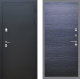 Входная металлическая Дверь Рекс (REX) 5 Черный Муар GL Дуб тангенальный черный в Красноармейске