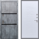 Входная металлическая Дверь Рекс (REX) 15 Бетон Темный FL-289 Белый ясень в Красноармейске