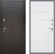 Входная металлическая Дверь Рекс (REX) 5 Серебро Антик Сити Белый ясень в Красноармейске