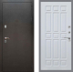 Входная металлическая Дверь Рекс (REX) 5 Серебро Антик FL-33 Белый ясень в Красноармейске