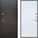 Входная металлическая Дверь Рекс (REX) 5 Серебро Антик FL-128 Белый ясень в Красноармейске