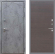 Входная металлическая Дверь Рекс (REX) 13 Бетон Темный GL венге поперечный в Красноармейске