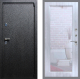Входная металлическая Дверь Рекс (REX) 3 Зеркало Пастораль Сандал белый в Красноармейске