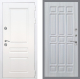 Входная металлическая Дверь Рекс (REX) Премиум-н Силк Сноу FL-33 Сандал белый в Красноармейске