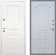 Входная металлическая Дверь Рекс (REX) Премиум-н Силк Сноу FL-128 Сандал белый в Красноармейске