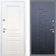 Входная металлическая Дверь Рекс (REX) Премиум-н Силк Сноу FL-289 Ясень черный в Красноармейске