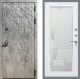 Входная металлическая Дверь Рекс (REX) 23 Зеркало Пастораль Белый ясень в Красноармейске