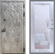 Входная металлическая Дверь Рекс (REX) 23 Зеркало Пастораль Сандал белый в Красноармейске