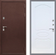 Дверь Рекс (REX) 5 металл 3 мм FL-128 Белый ясень в Красноармейске